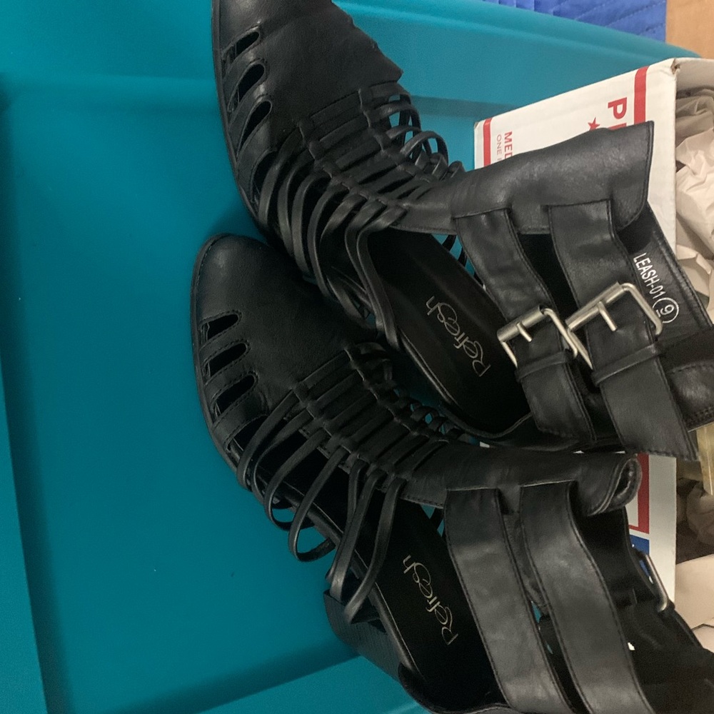 Black boots